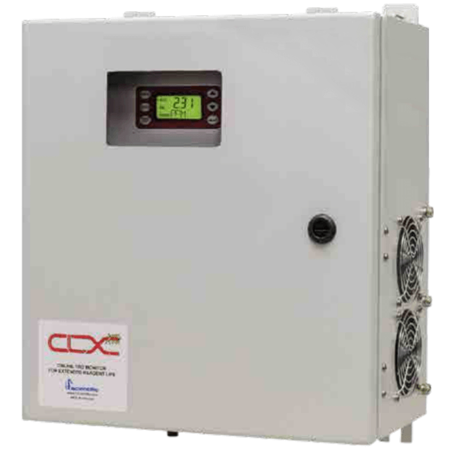 HF Scientific Extended Reagent Life Online TRO and Chlorine Monitor, CLX-XT2